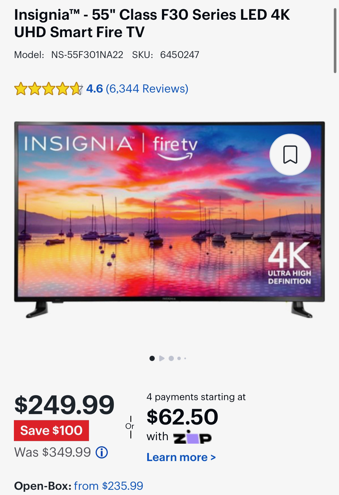 Fire Insignia TV 55” Inches & Wallmount - photo 4