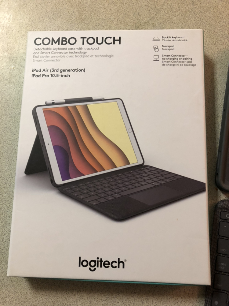 Brand new Logitech keyboard case with trackpad