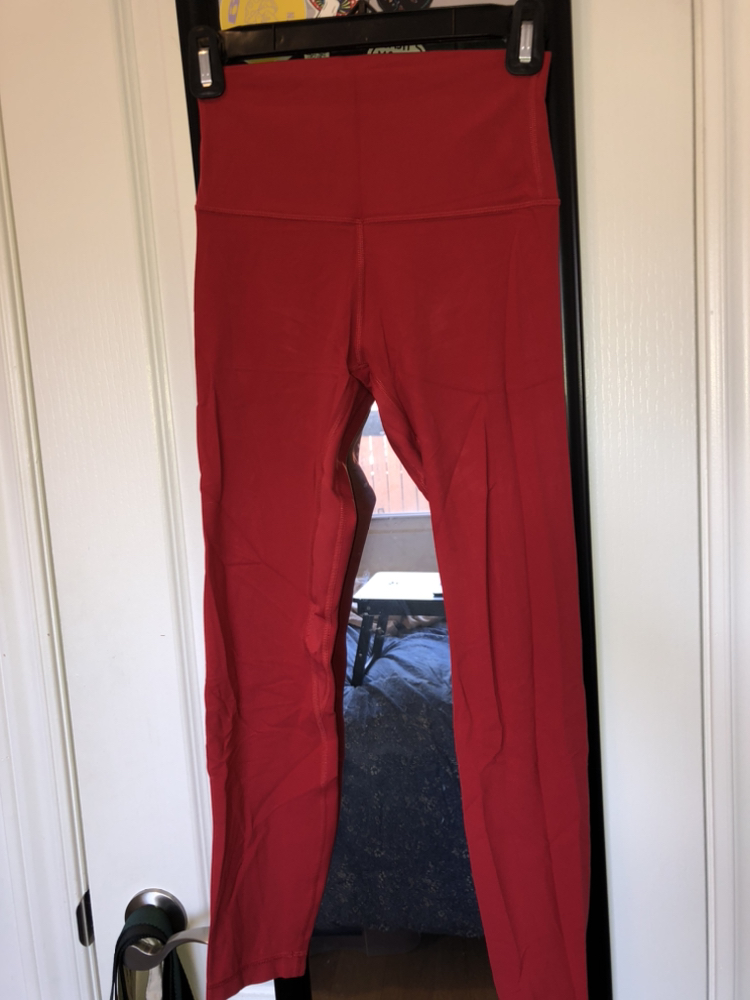 Lululemon Align Leggings in Red