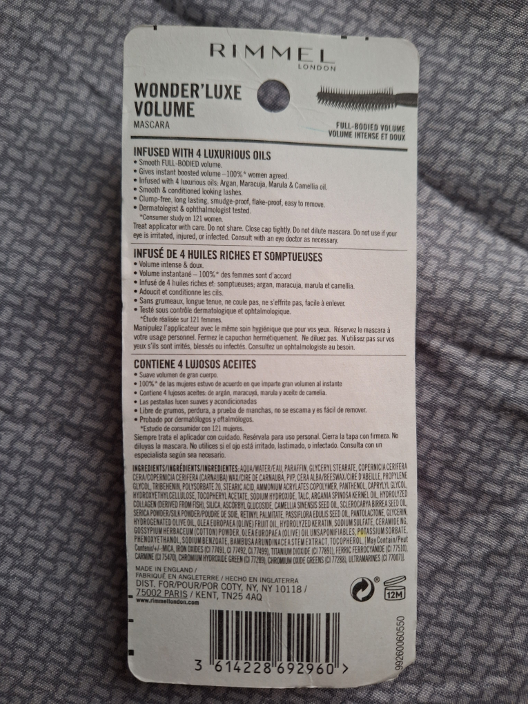 Brand New Rimmel Mascara image indicator(2)