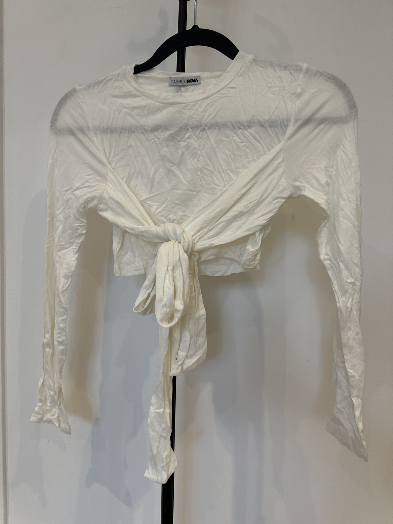 Crop top tie back (s) - photo 3