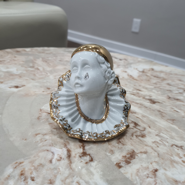 Harlequin Clown Swarovski Teardrop - photo 2
