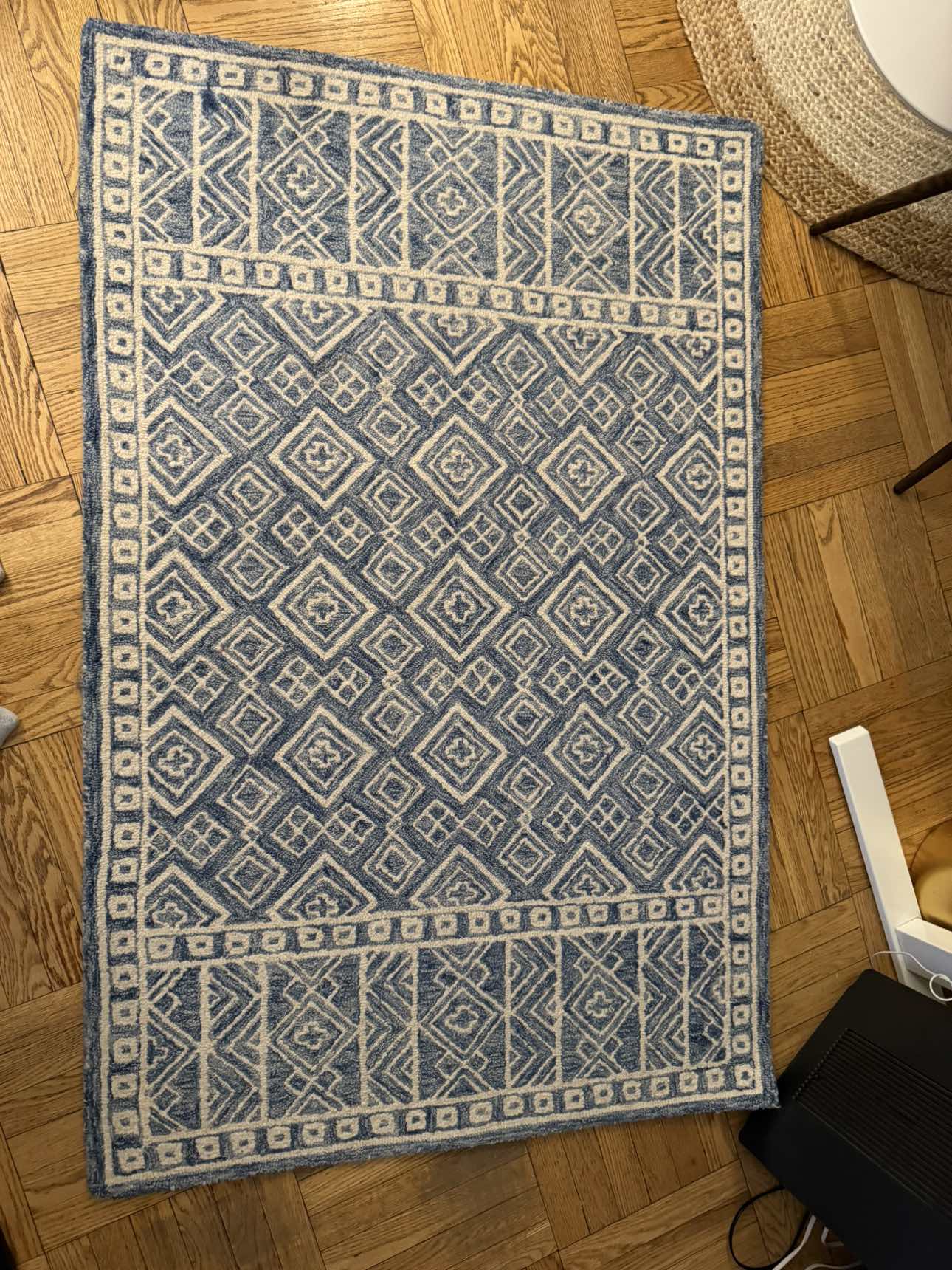 Great blue rug!