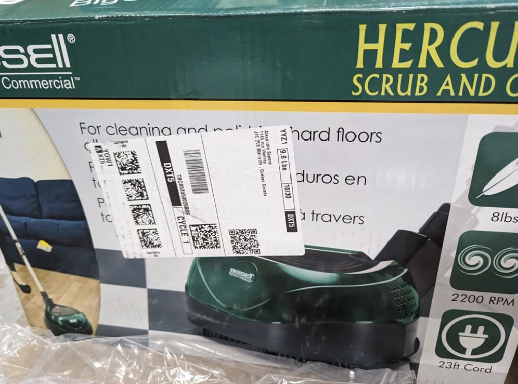 Bissell BigGreen Commercial Hercules Scrub and Clean Floor