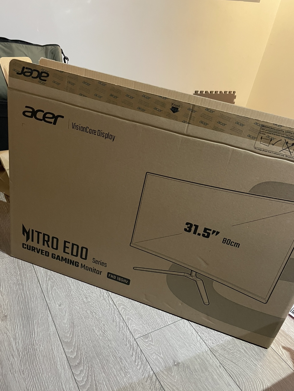 Acer Nitro 31.5" FHD 165Hz 1ms GTG Curved VA Gaming LED Monitor - photo 2