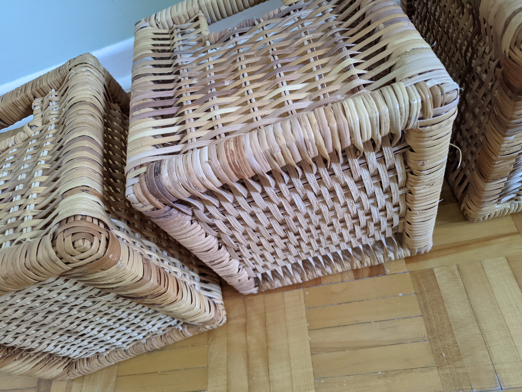 Rattan wicker storage bins 3 image indicator(6)