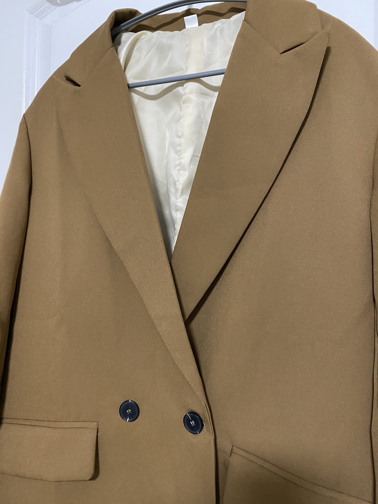 NEW Mocha Brown Blazer image indicator(2)