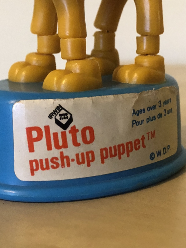 Vintage Disney 1977 Pluto Push-Up Puppet Toy - photo 3