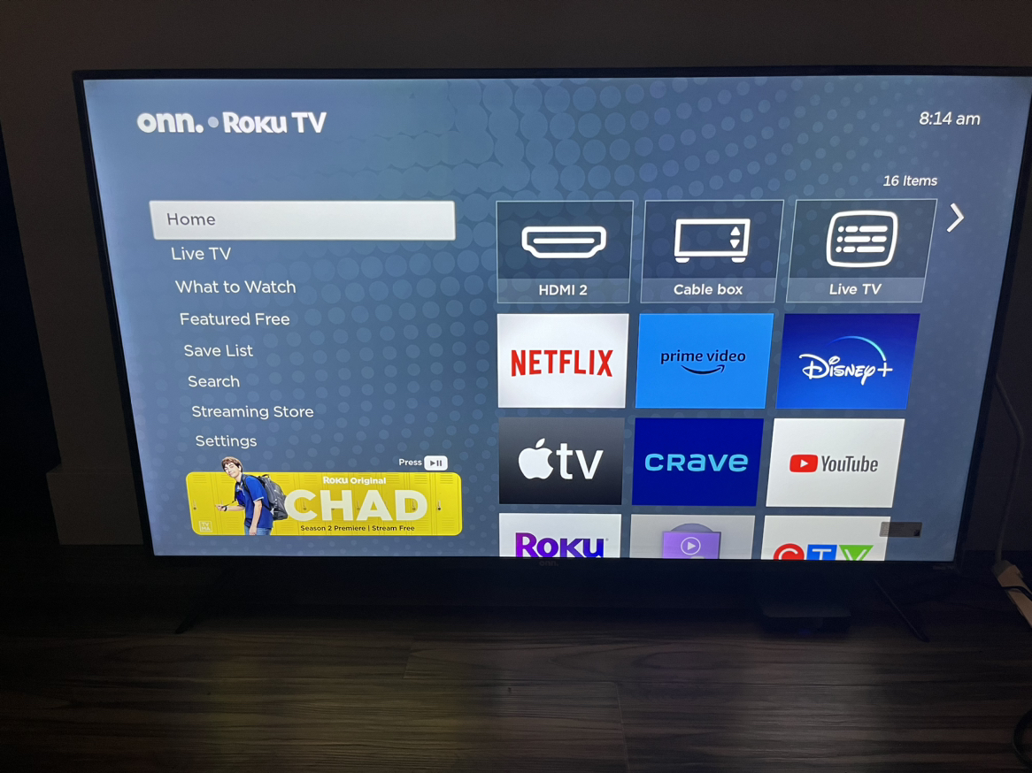 Onn Roku TV 55” - photo 3