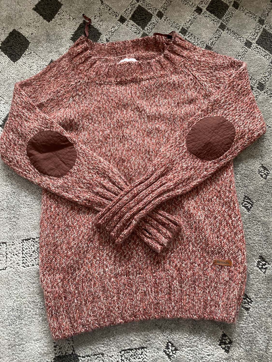 Bench Knit Sweater Sz L Women’s Padded Elbow