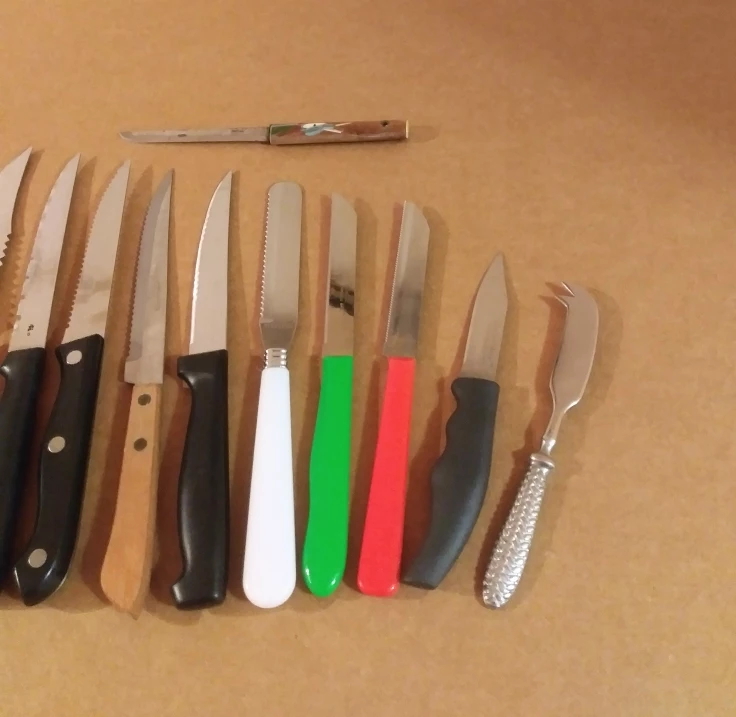 Stainless Steel Kitchen Knives ($2 - $5 each) image indicator(4)