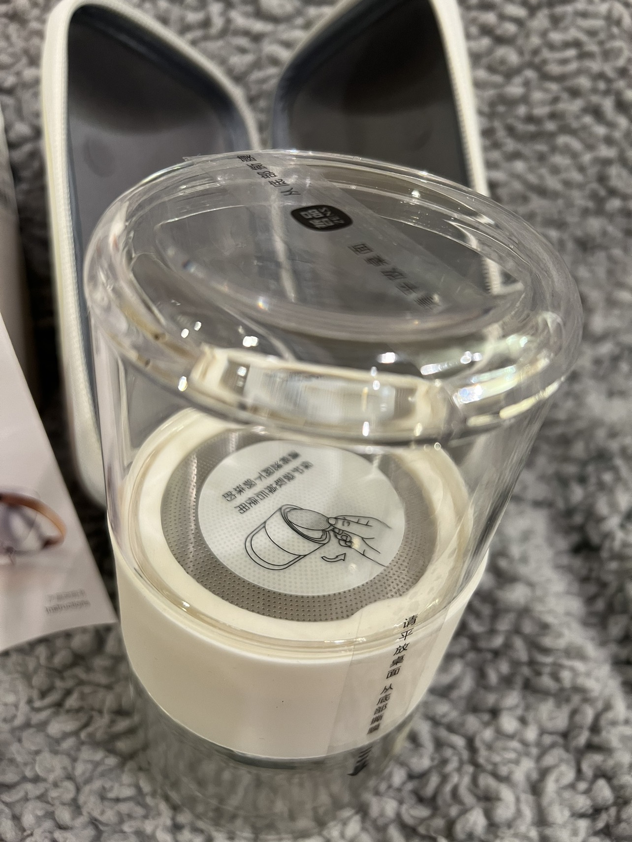 Brand new tea cup set with case - photo 4