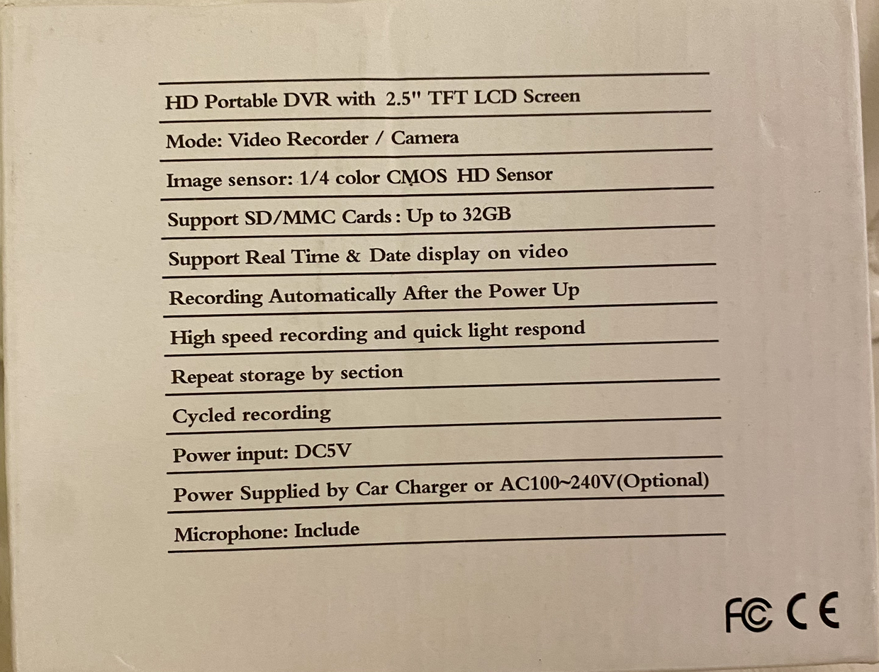 Brand new HD portable DVR dash cam - photo 3