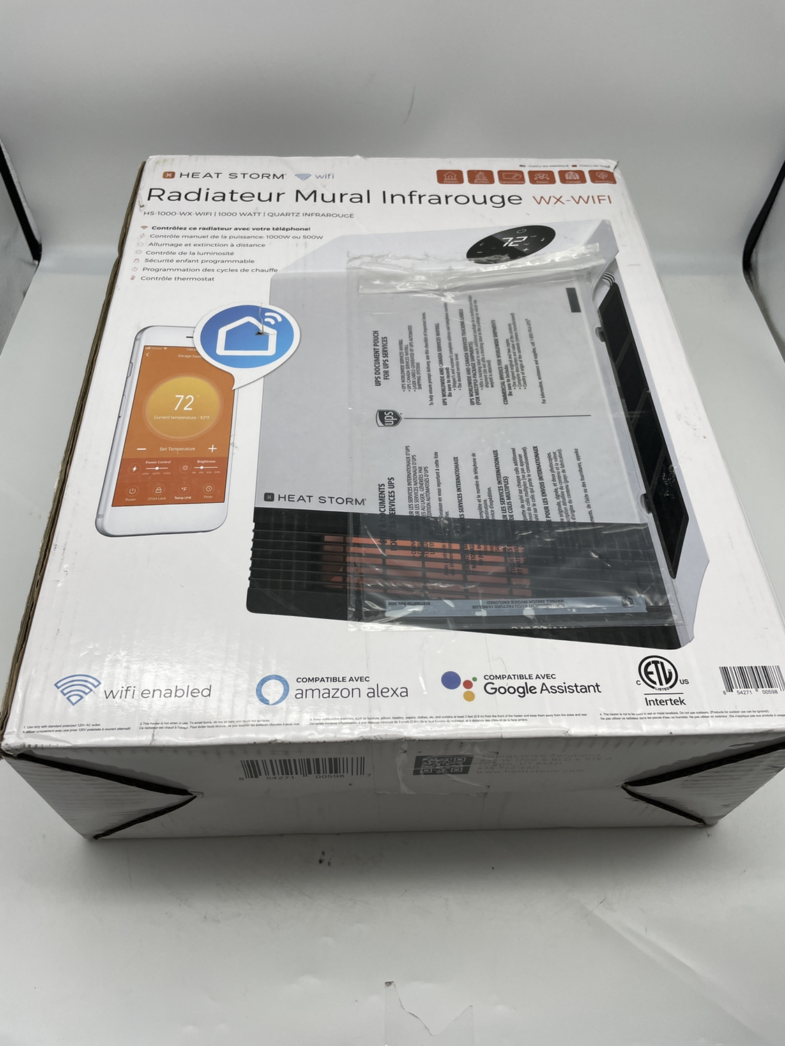 Heat Storm Wall Mounted Electric Heater (1000W) thumbnail