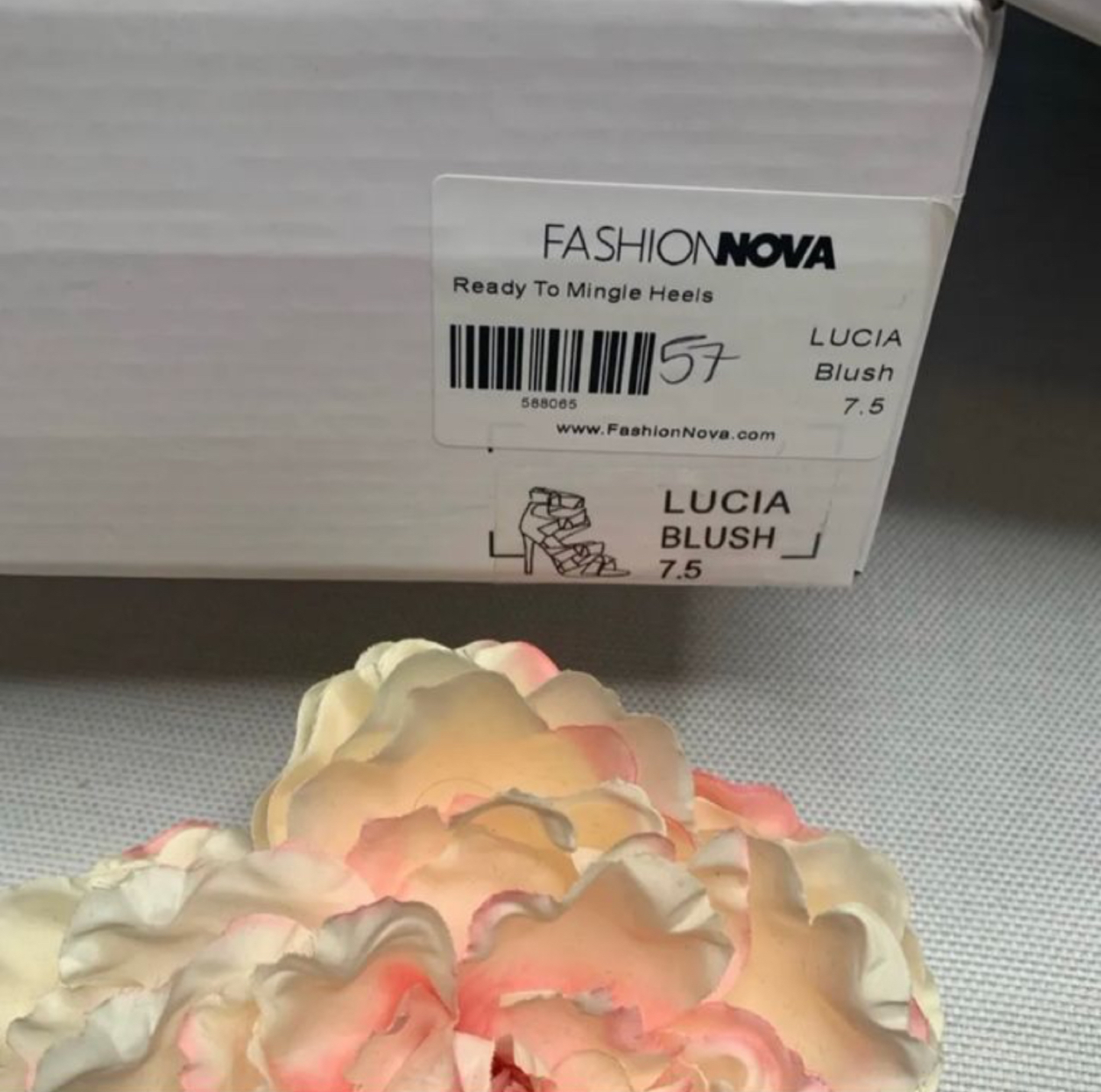 Fashion Nova' Blush Bows Heels - photo 4