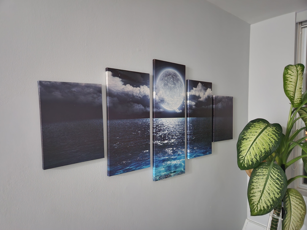 5 panel canvas painting