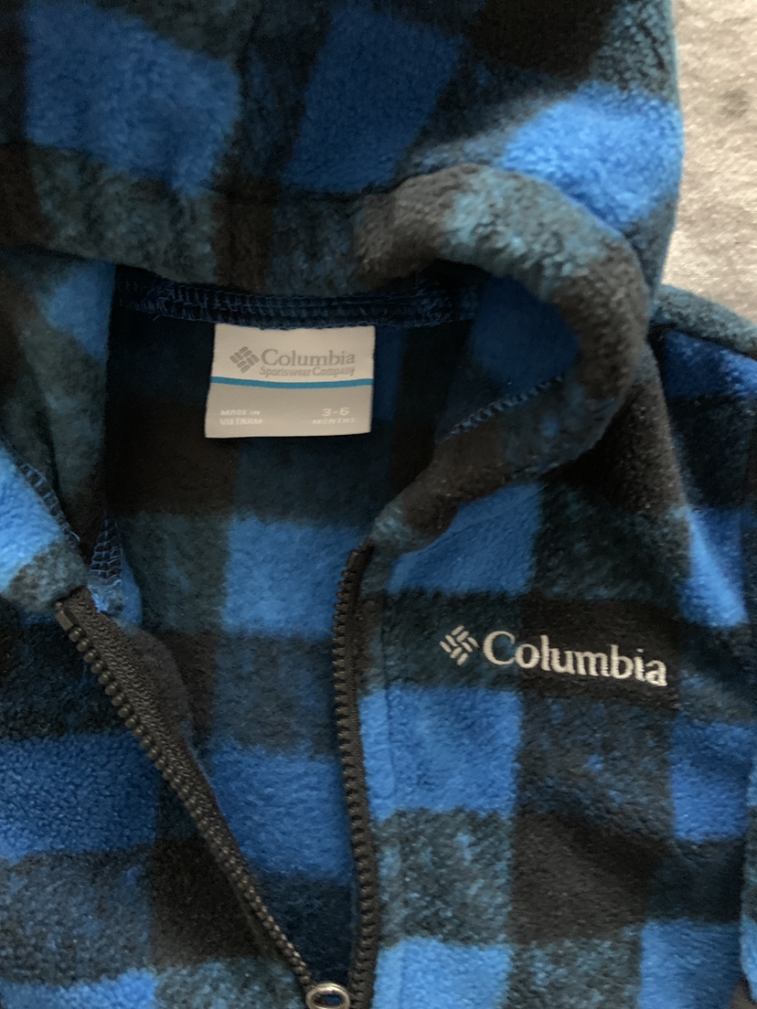 Colombia baby blue fleece snowsuit image indicator(2)