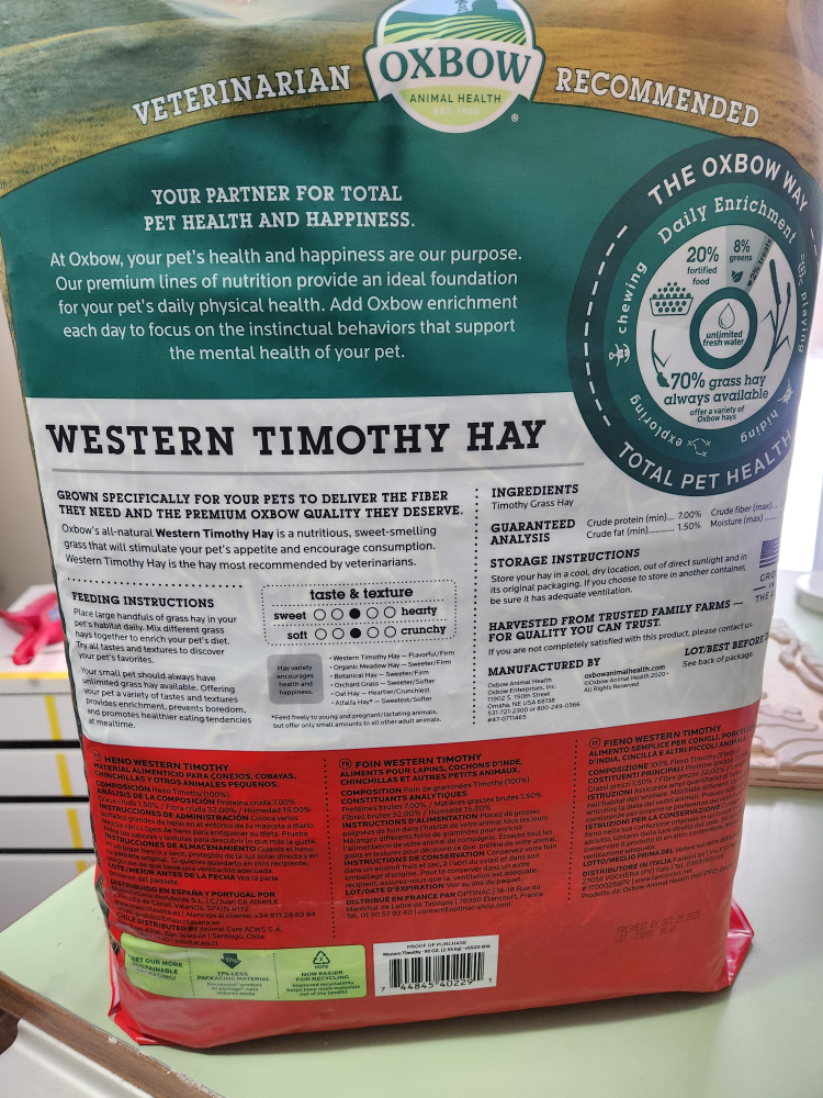 Oxbow Western Timothy Hay 🥕 image indicator(2)