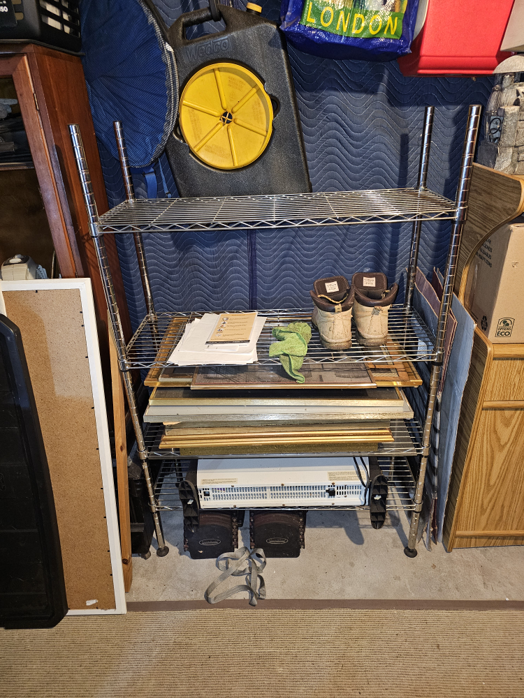 metal storage rack