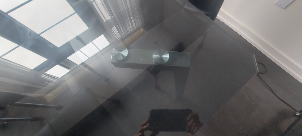 Glass Dining table and 4 chairs - photo 3