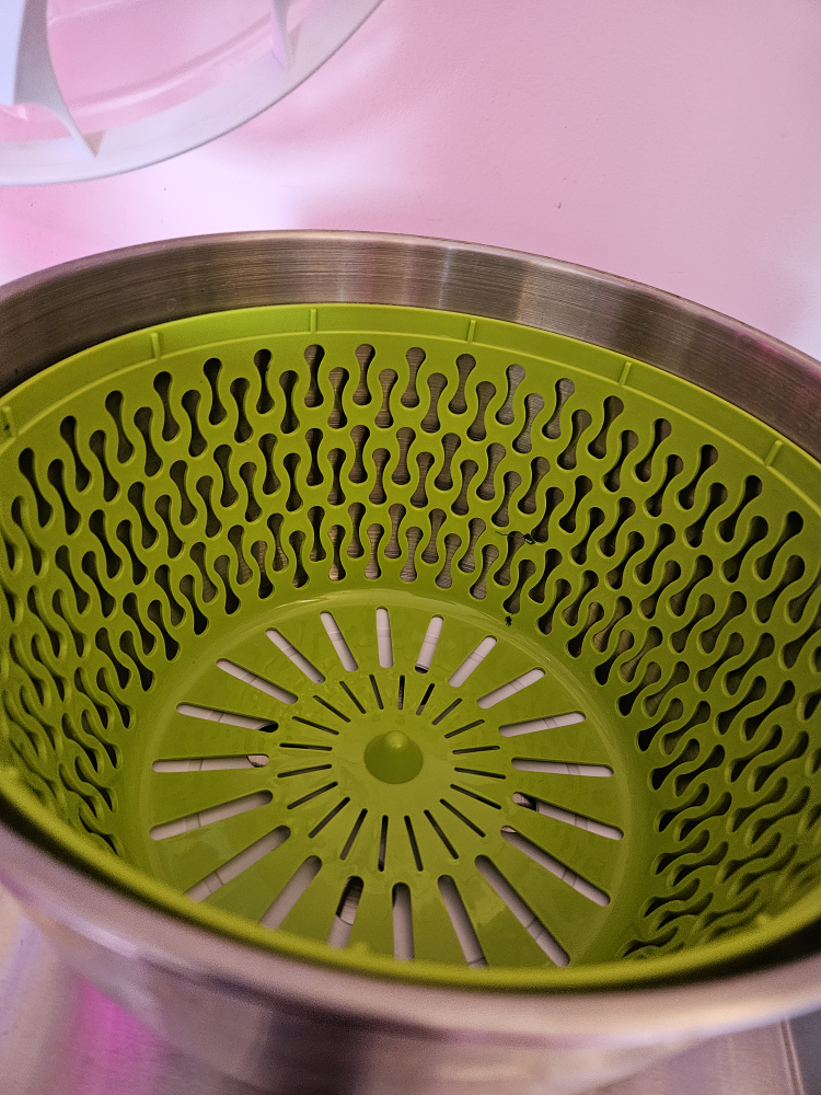 stainless steel salad spinner - photo 5