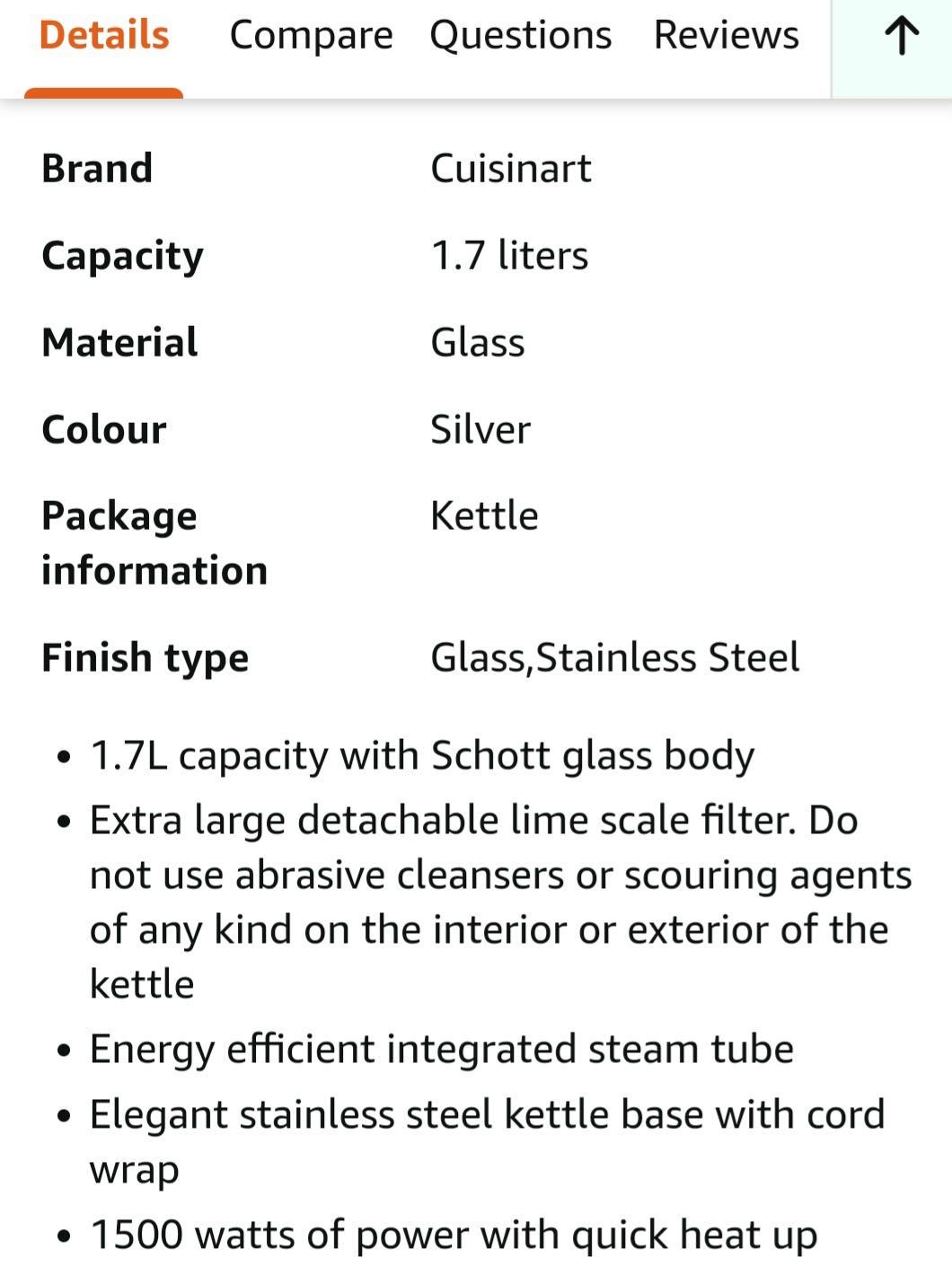 Cuisinart Kettle image indicator(5)