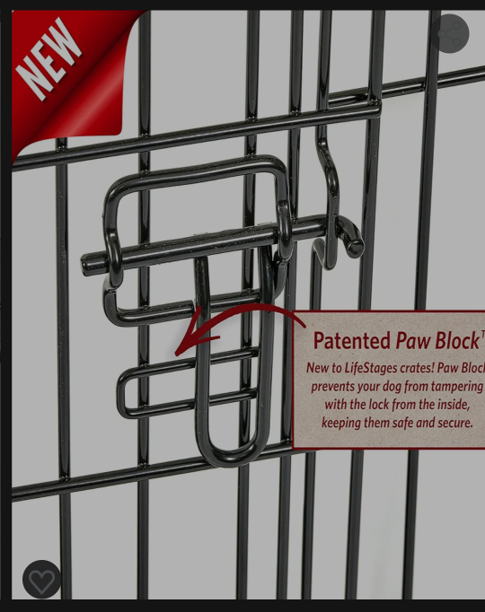 Double door pet crate. image indicator(2)