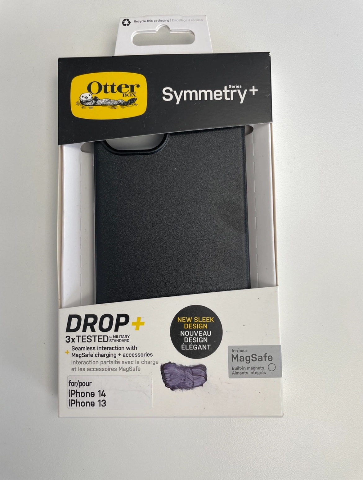 Otterbox iPhone 14/15 Symmetry Black Case - Brand New thumbnail