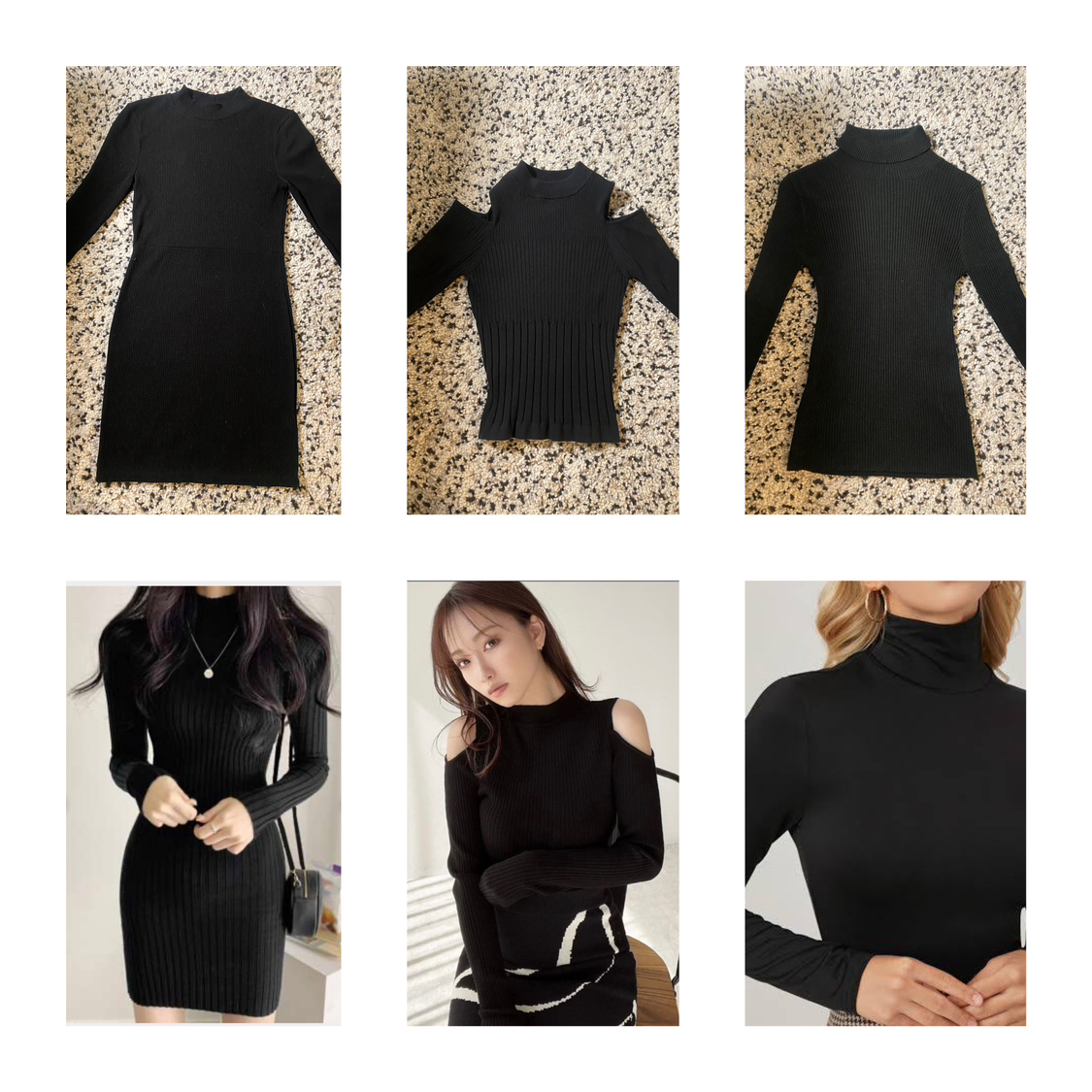 3 for $10/ luxury sweater dress•turtleneck•top