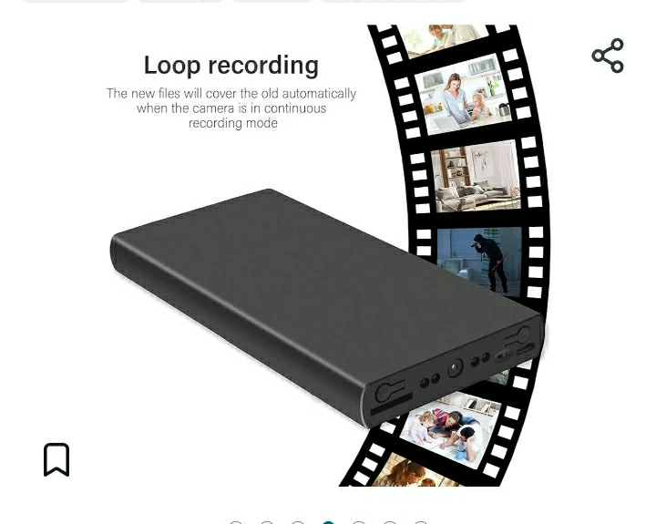 Power bank with hidden camera - photo 3