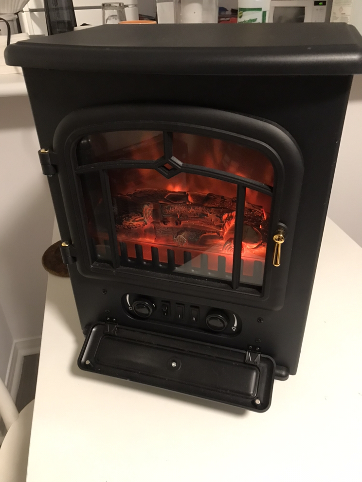 👍wood burning Flame Indoor heater