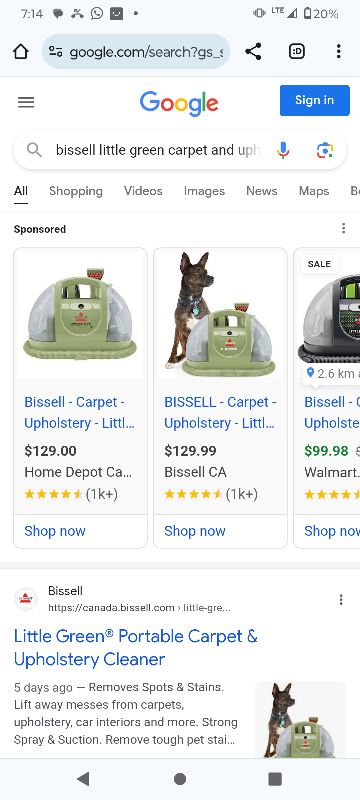 BISSELL CARPET & UPHOLSTERY CLEANER image indicator(3)