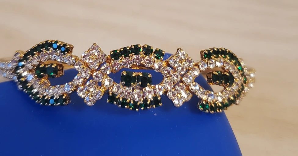 Artificial Jewelry Stone Bangle image indicator(3)