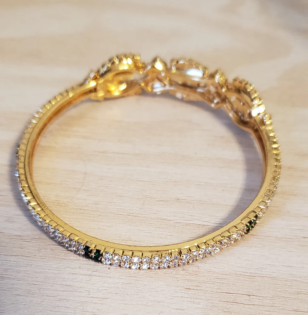 Artificial Jewelry Stone Bangle image indicator(4)