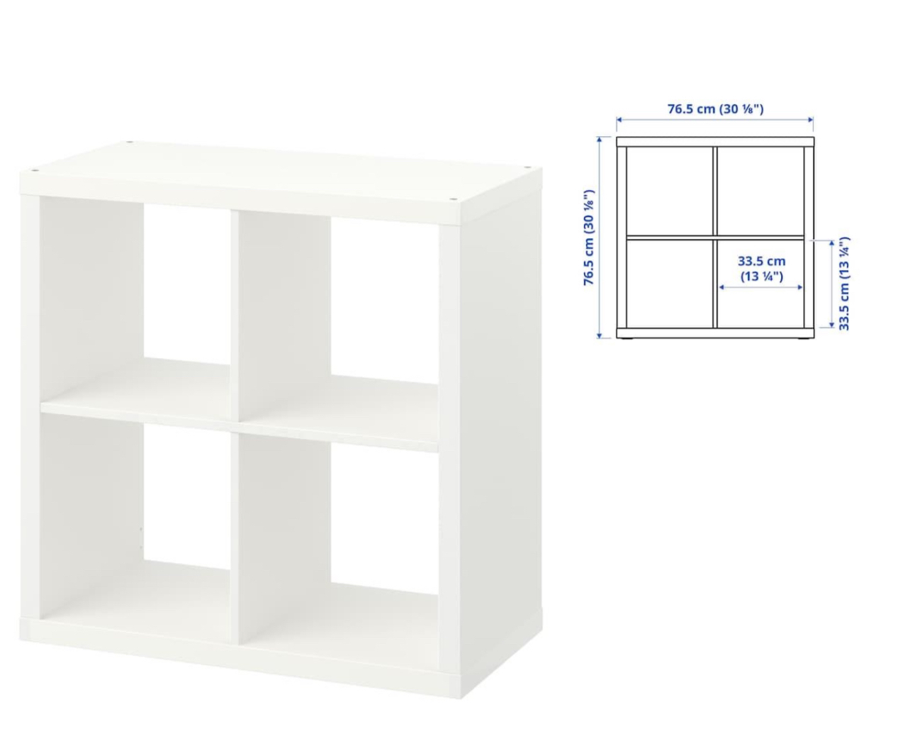 Ikea Kallax Shelf Unit + 2 Boxes - photo 2