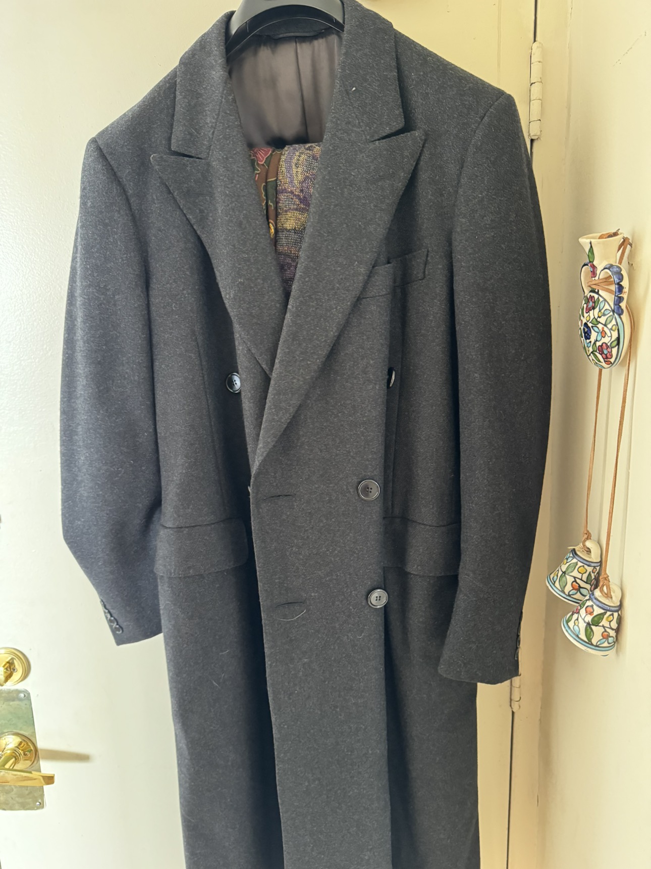 Murray Johnston men’s trench coat