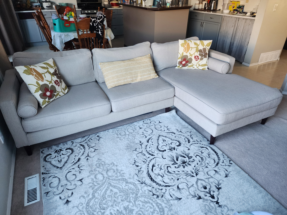 L shaped left sided sofa