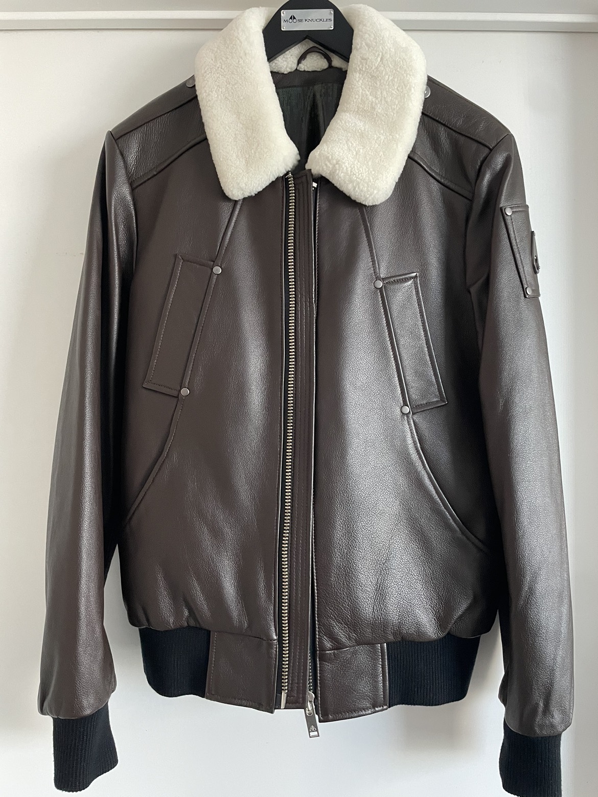 Moose Knuckles Leather Jacket