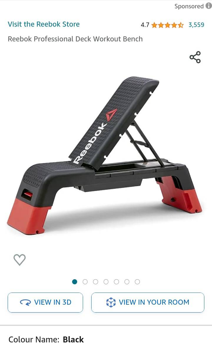 Reebok Professional Deck Workout Bench
