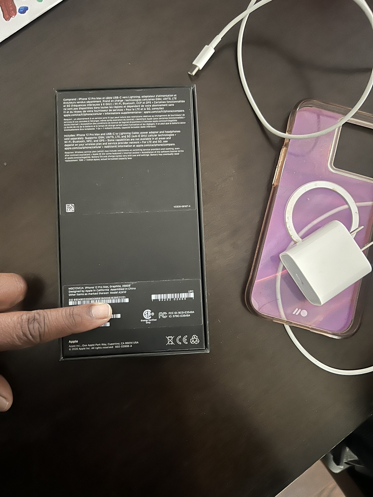 iPhone 12 Pro Max- 256 gb ( granite) - photo 2