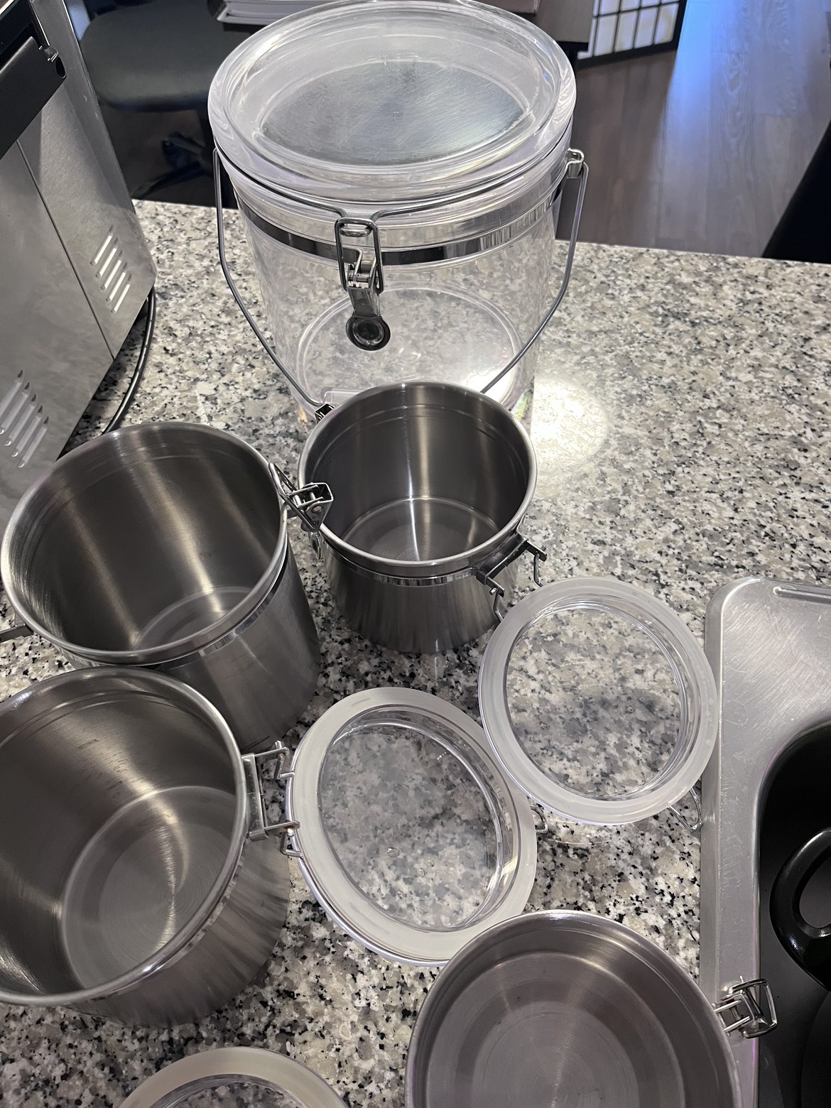 Airtight metal Kitchen containers - photo 3