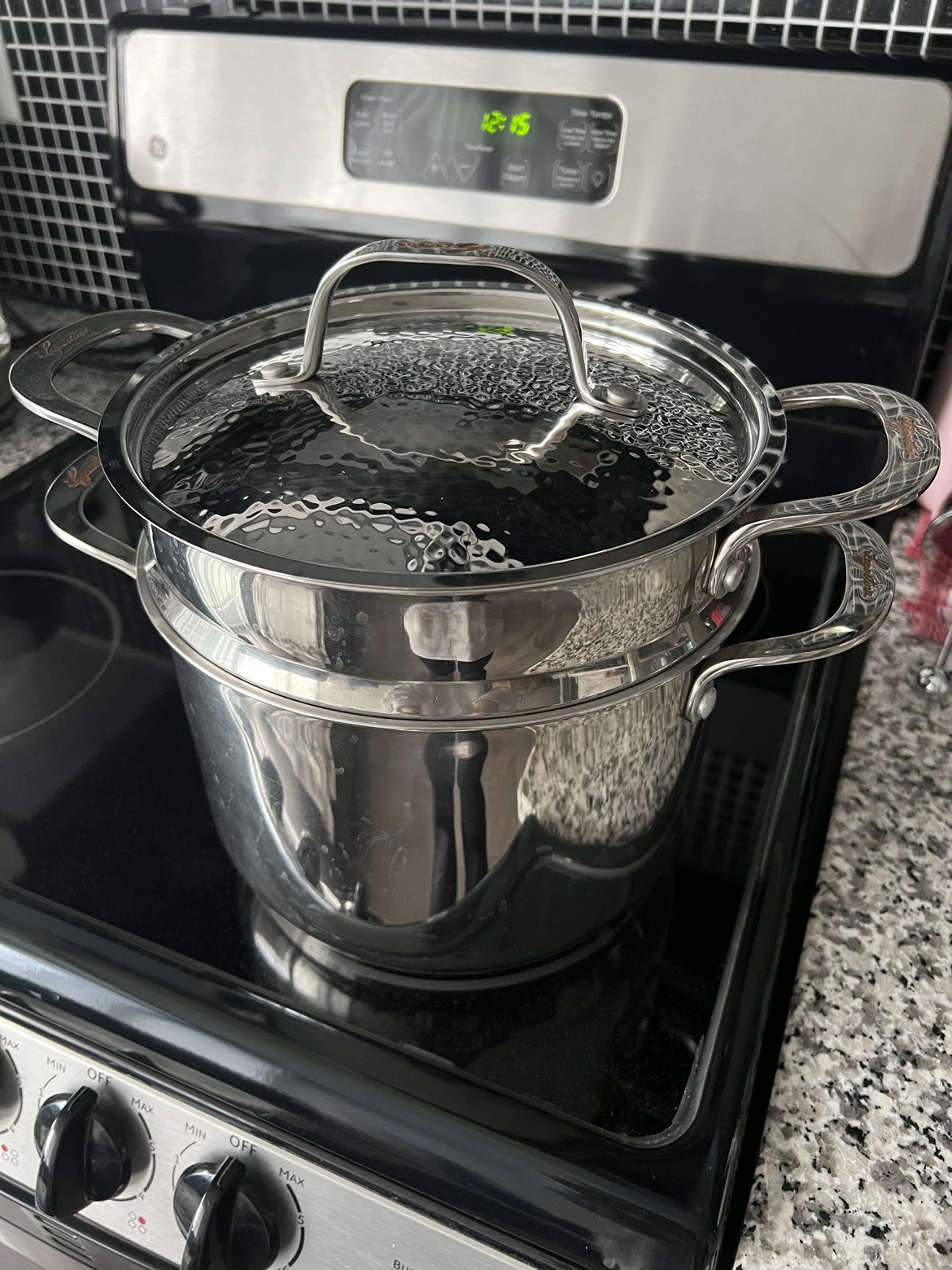 Lagostina - Pasta pot with steamer basket and lid