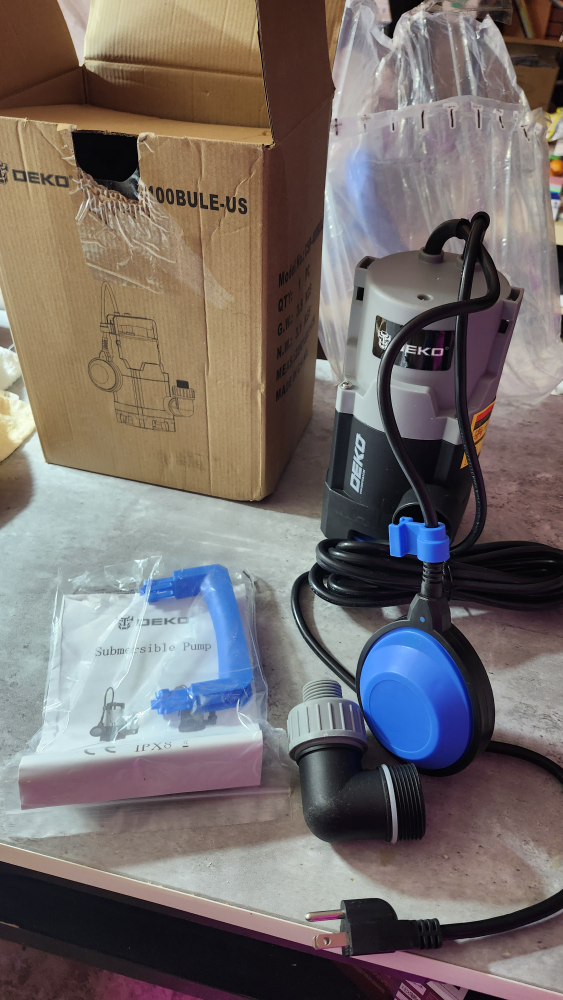 water transfer pump clean/dirty water - photo 3