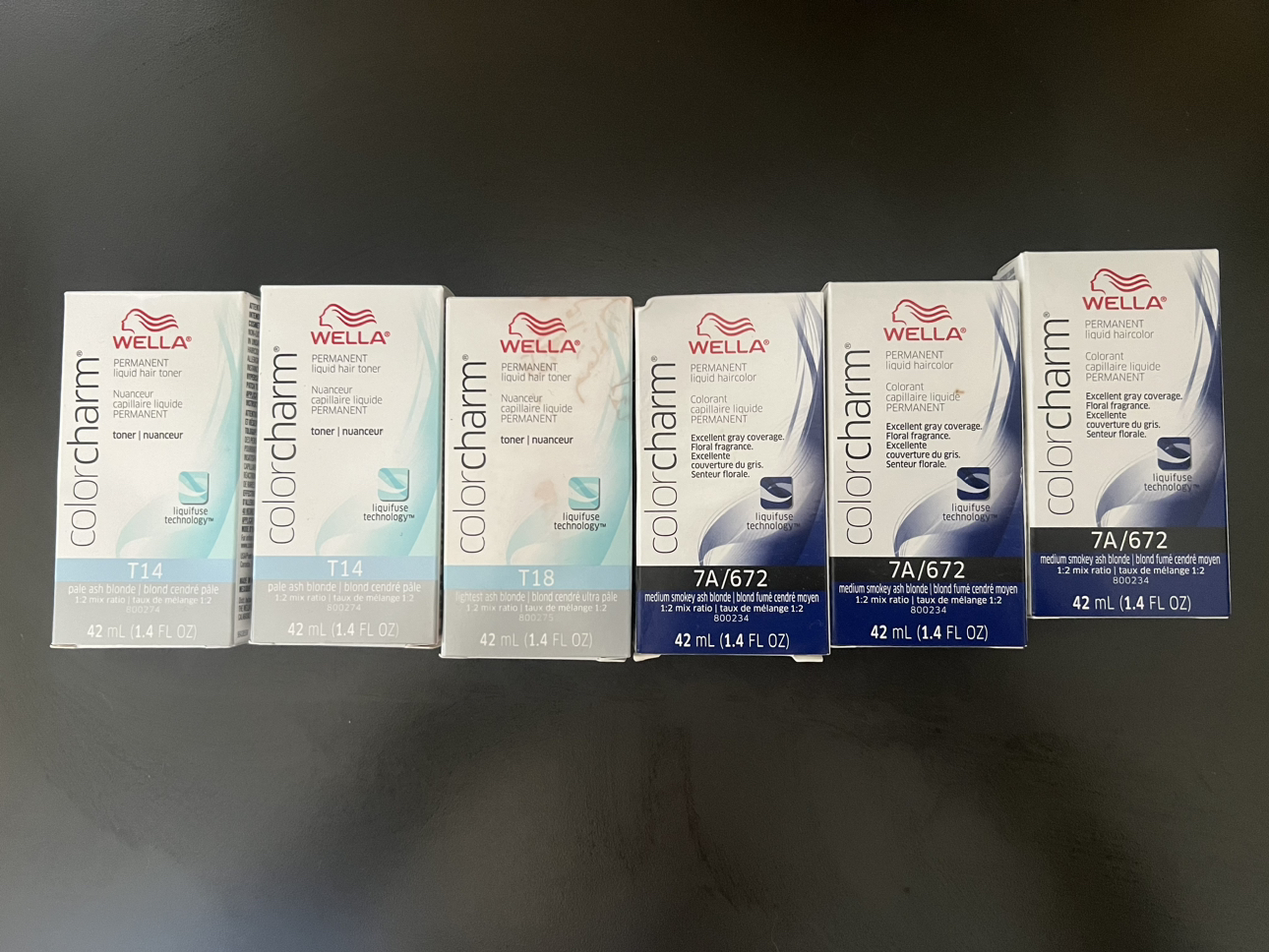 Wells Blonde-ish ashy hair toners FREE