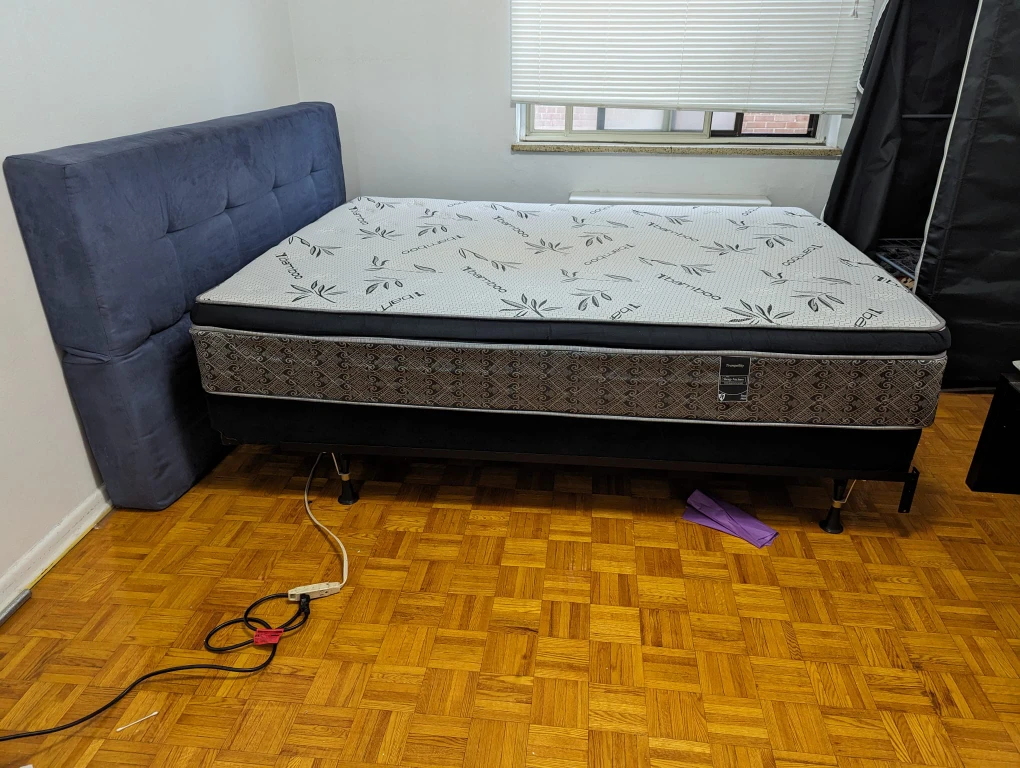 Queen Bed Set: mattress + spring box + bed frame - photo 3
