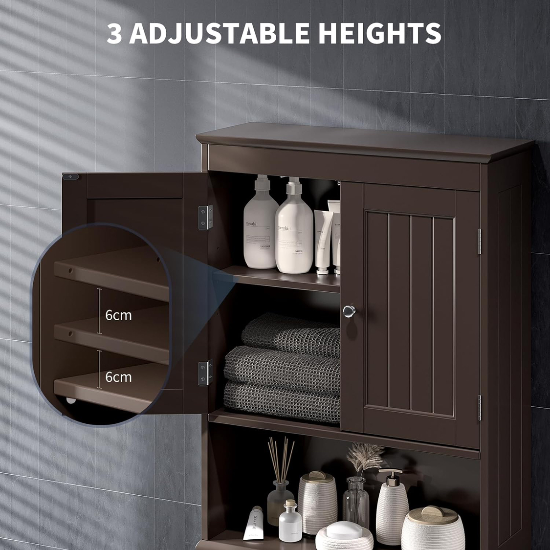 BRAND NEW STILL IN BOX Bealife Over Toilet Storage Cabinet - photo 2