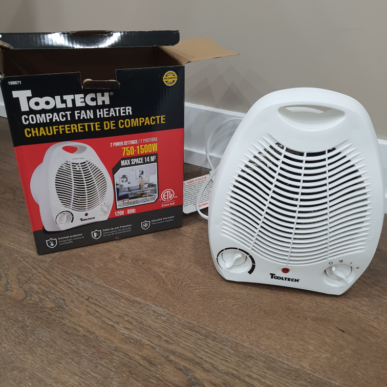 compact fan heater - photo 2