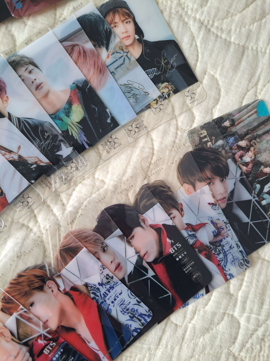 bts transparent photocard set image indicator(2)