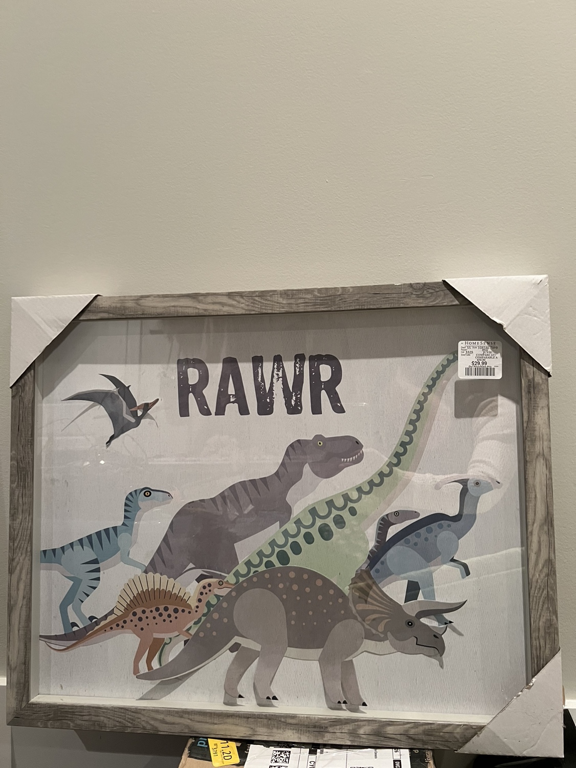 Picture for kids room decoration frame glass