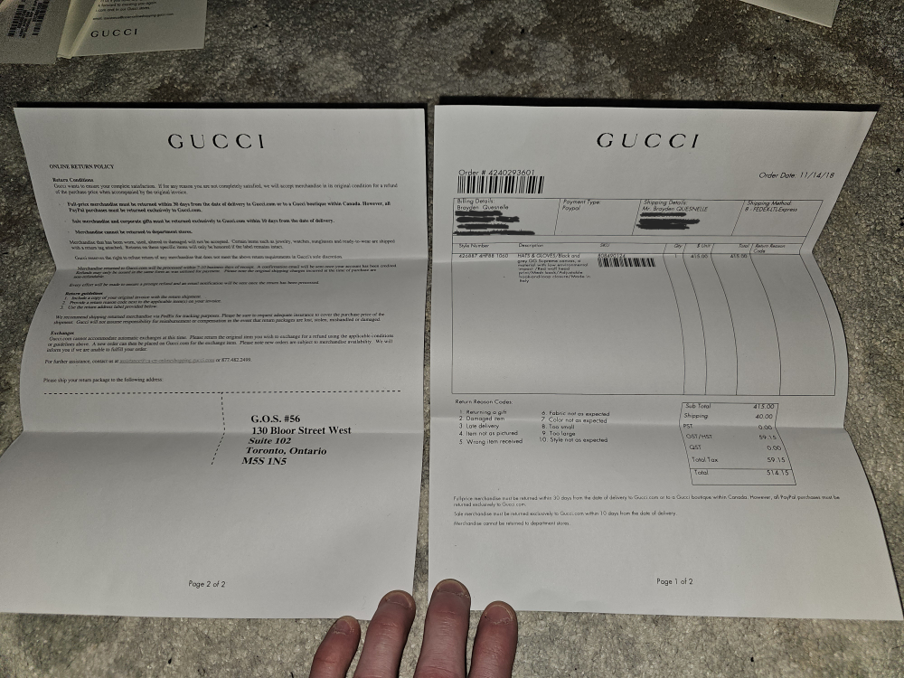 Men's Gucci hat image indicator(6)